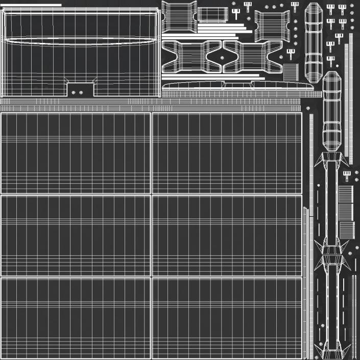 3D LX6 Medium Fidelity Simulator Platform model