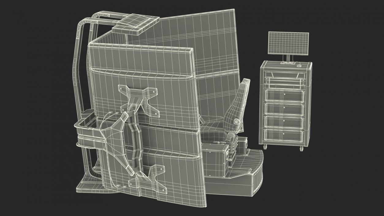 3D LX6 Medium Fidelity Simulator Platform model