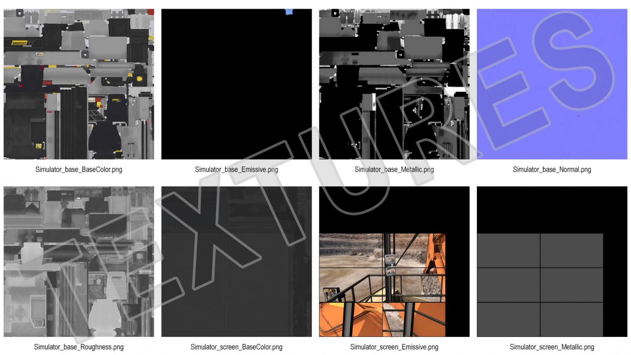 3D LX6 Medium Fidelity Simulator Platform model