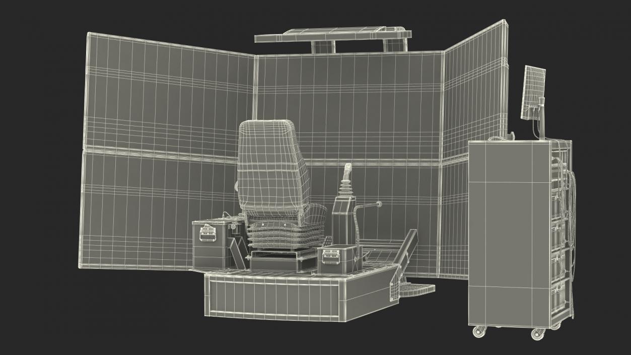 3D LX6 Medium Fidelity Simulator Platform model