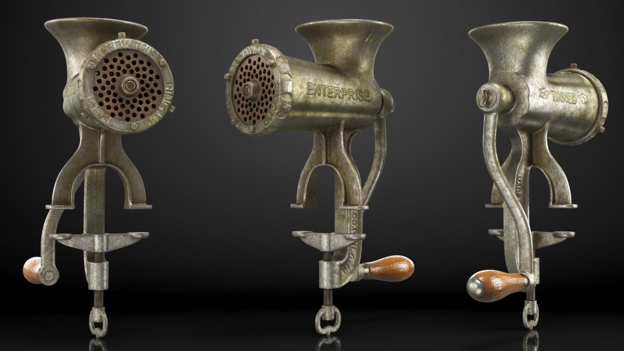 3D model Antique Meat Grinder