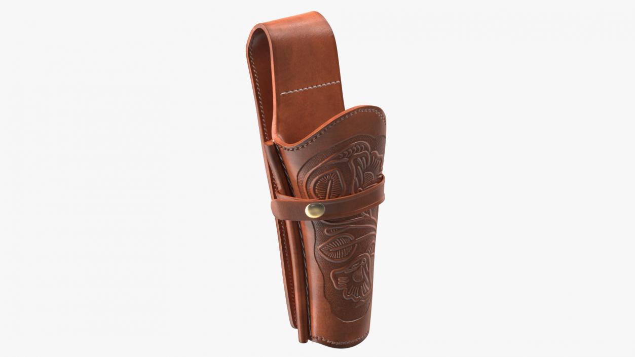 3D Leather Holster Empty