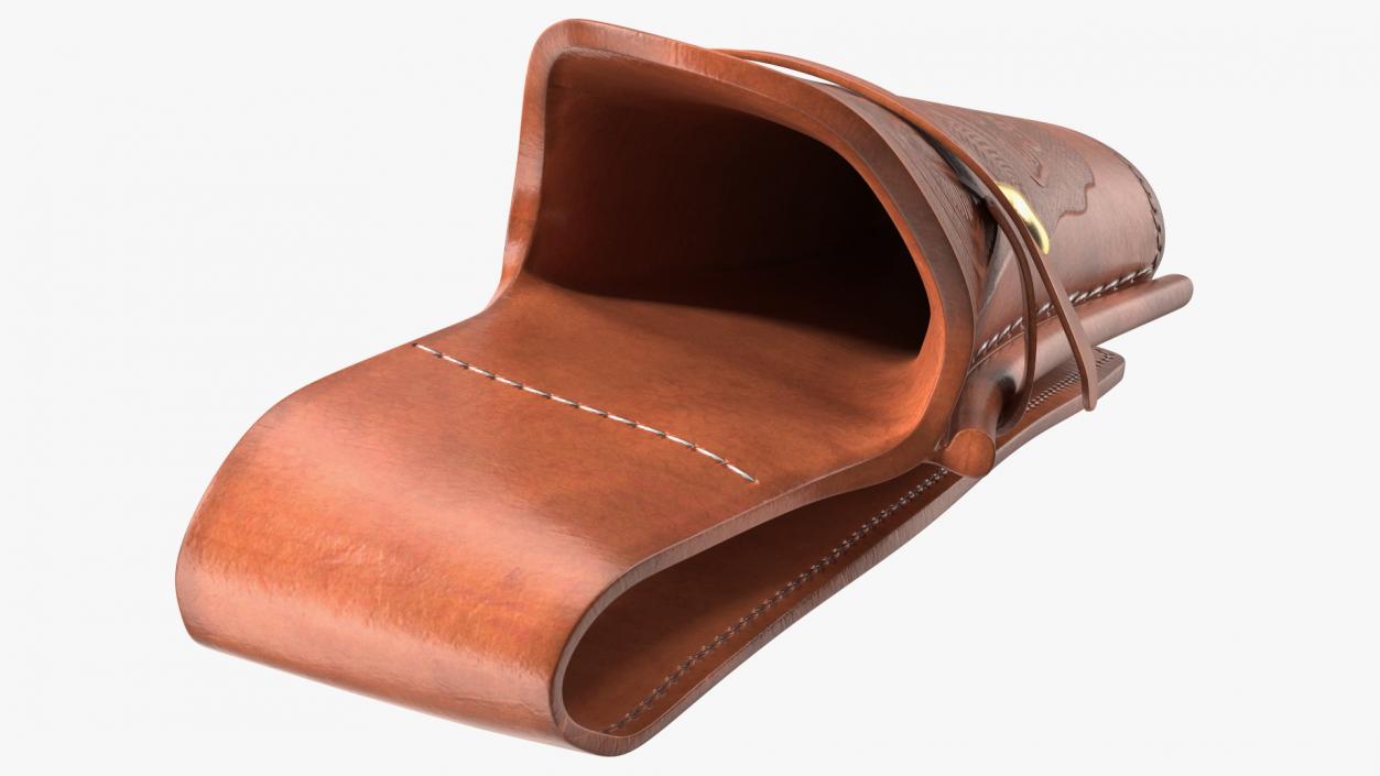 3D Leather Holster Empty