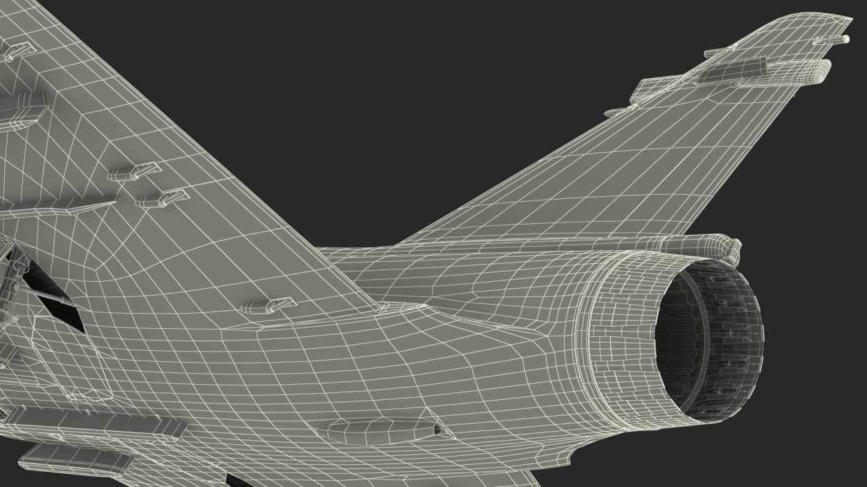 3D Dassault Mirage 2000 Two Seat Fighter Camouflage model