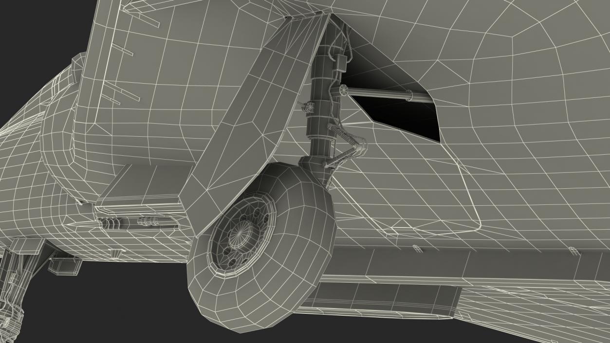 3D Dassault Mirage 2000 Two Seat Fighter Camouflage model