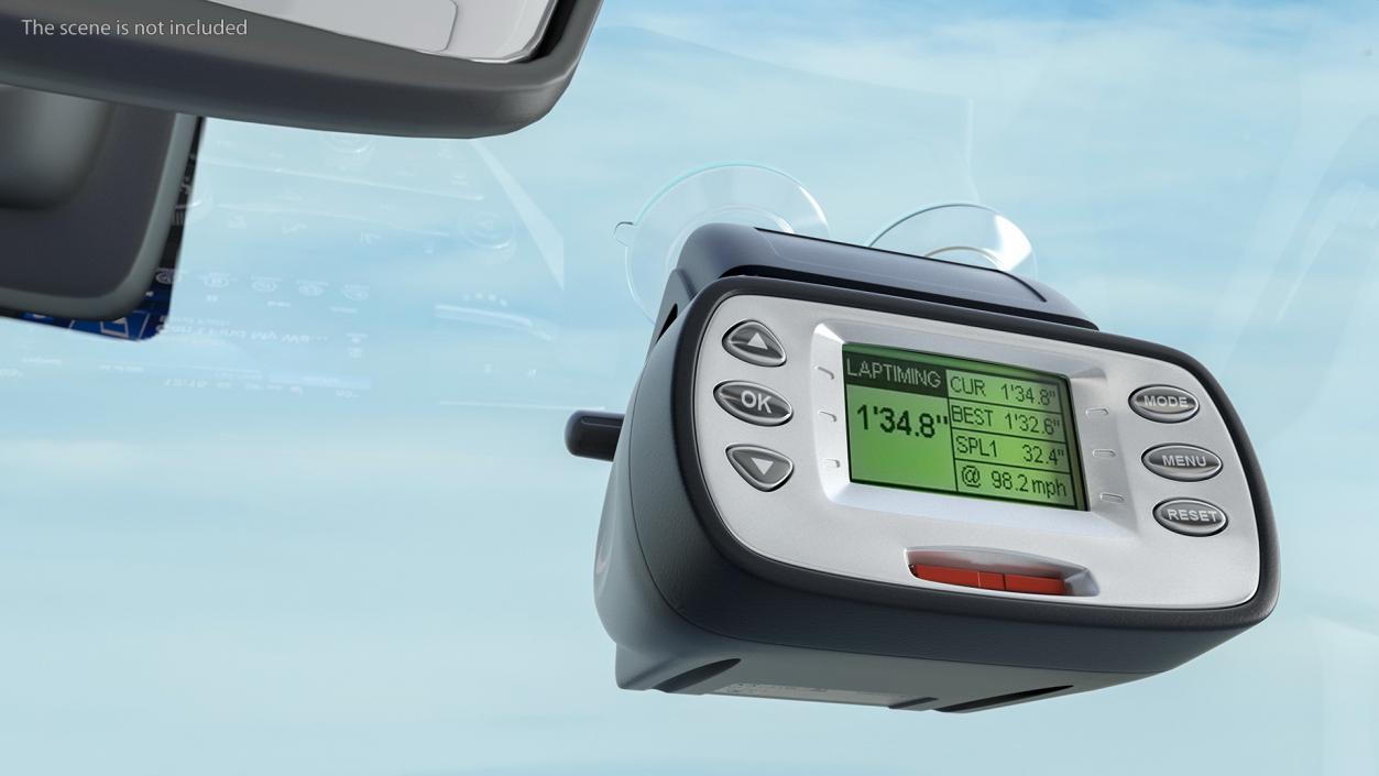 3D model GPS Car Performance Meter