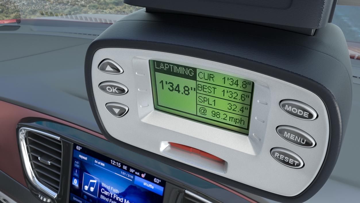 3D model GPS Car Performance Meter