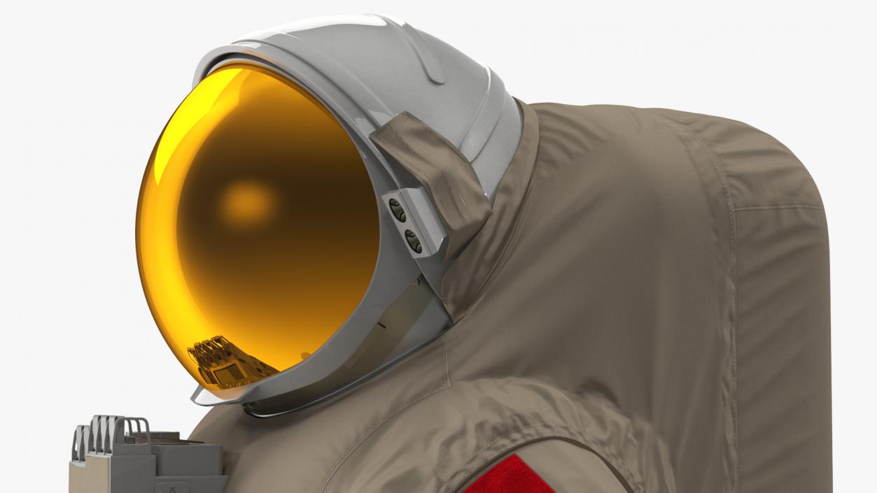 3D Astronaut Wearing Feitian Space Suit Rigged model