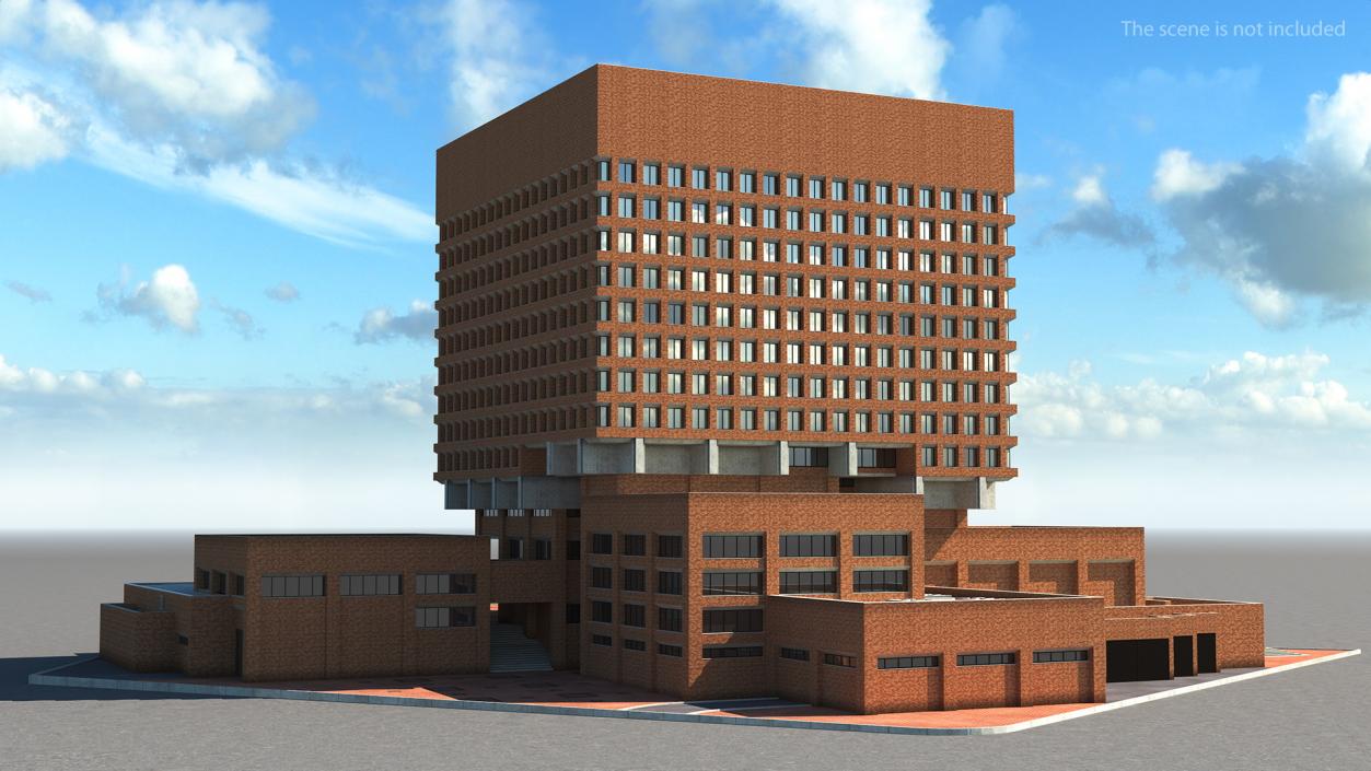 Headquarters of NYPD Building 3D model