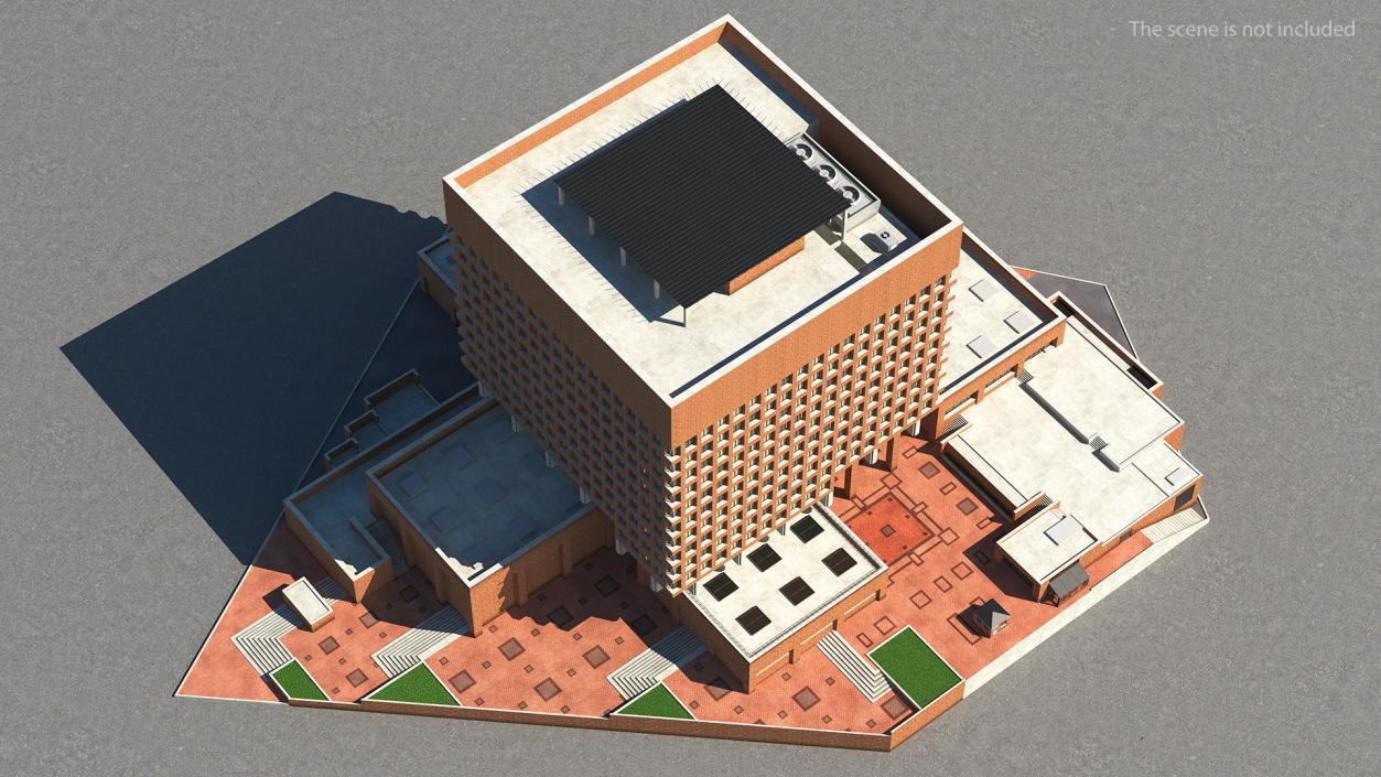 Headquarters of NYPD Building 3D model