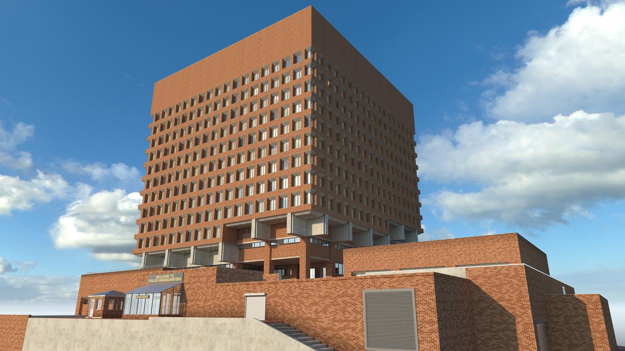 Headquarters of NYPD Building 3D model