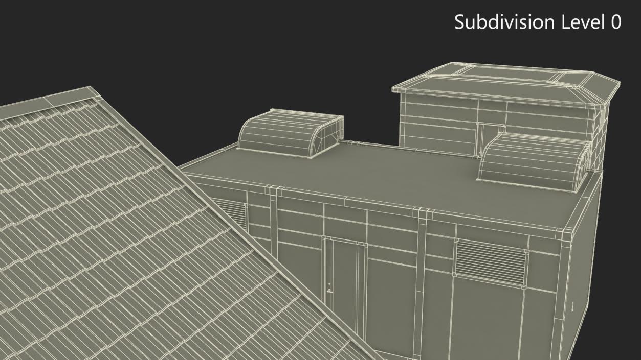 3D Energy Station Building model