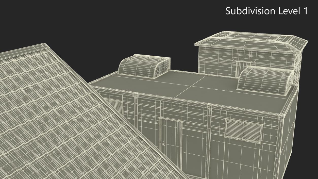 3D Energy Station Building model