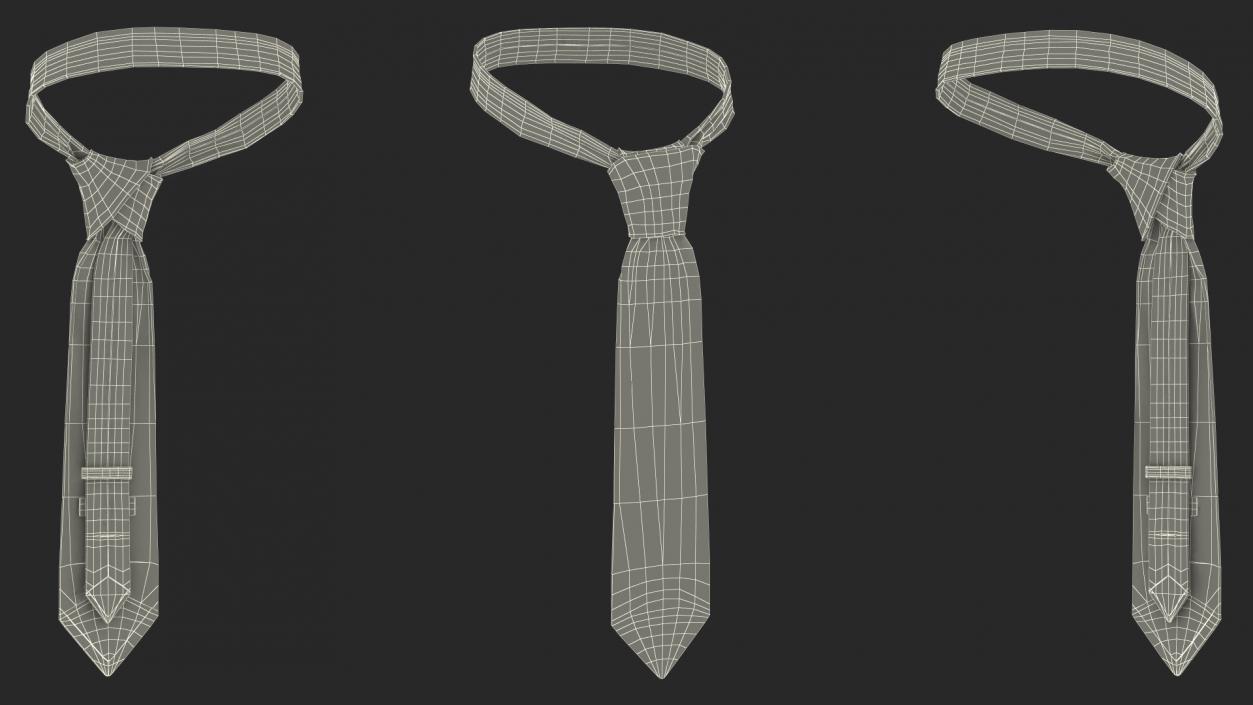 Neckties Collection 3D model