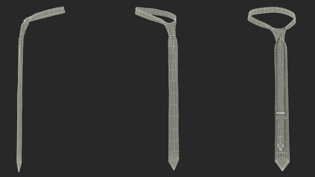 Neckties Collection 3D model