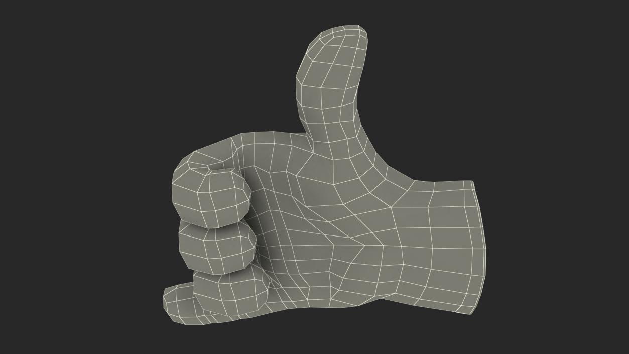 3D Call Me Hand Emoji model