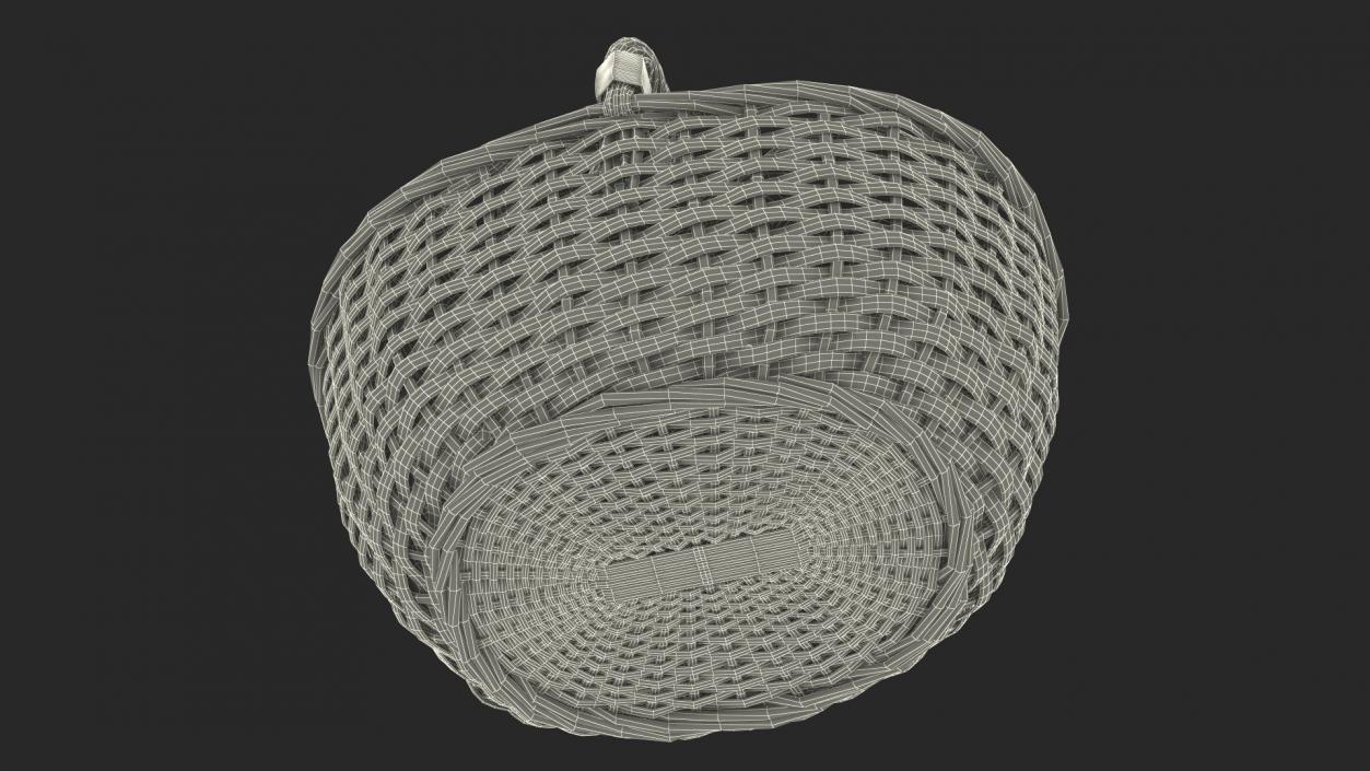 Basket of Mushrooms 3D model