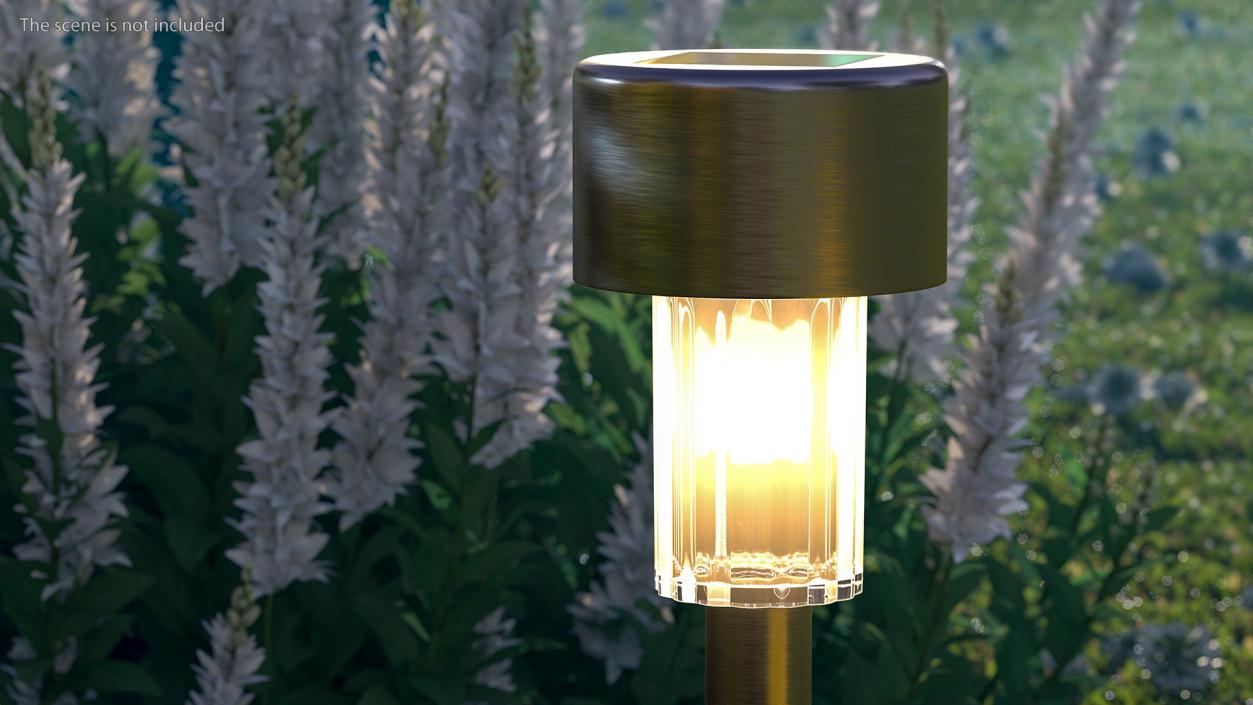 3D Solar Garden Pathway Light