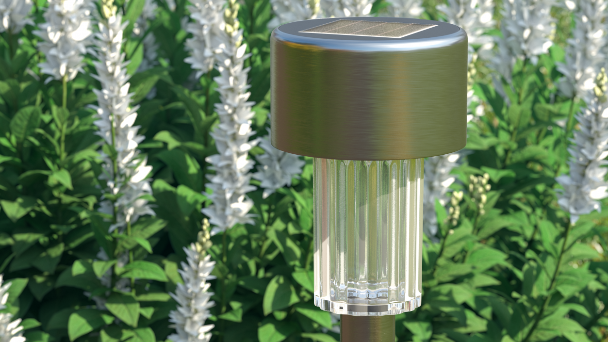 3D Solar Garden Pathway Light