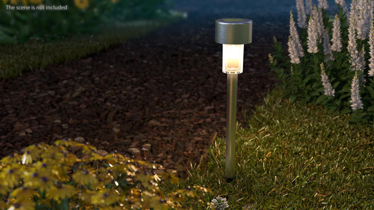 3D Solar Garden Pathway Light