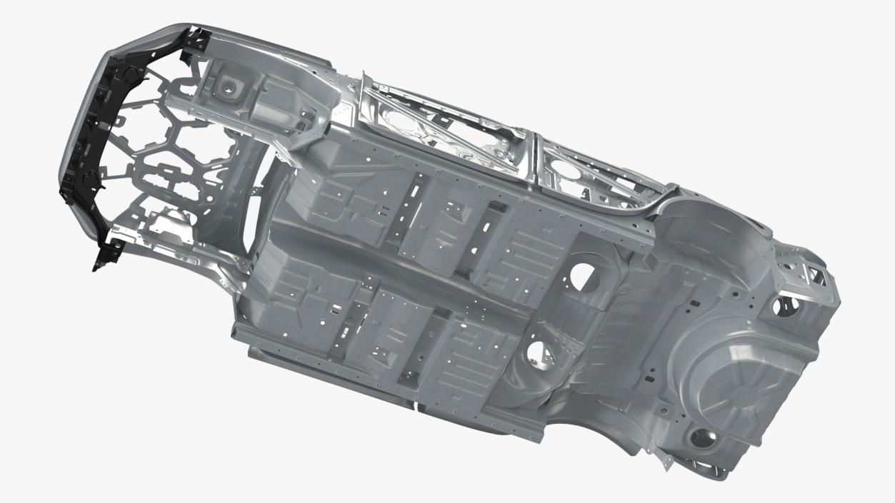 Car Frame Unibody Structure 3D