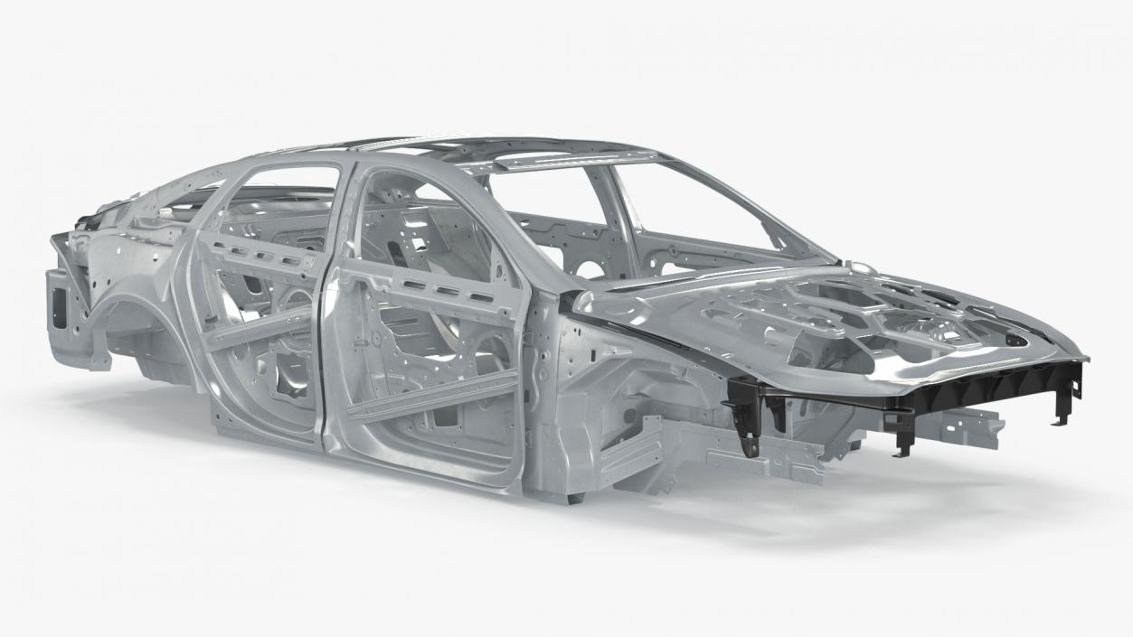 Car Frame Unibody Structure 3D