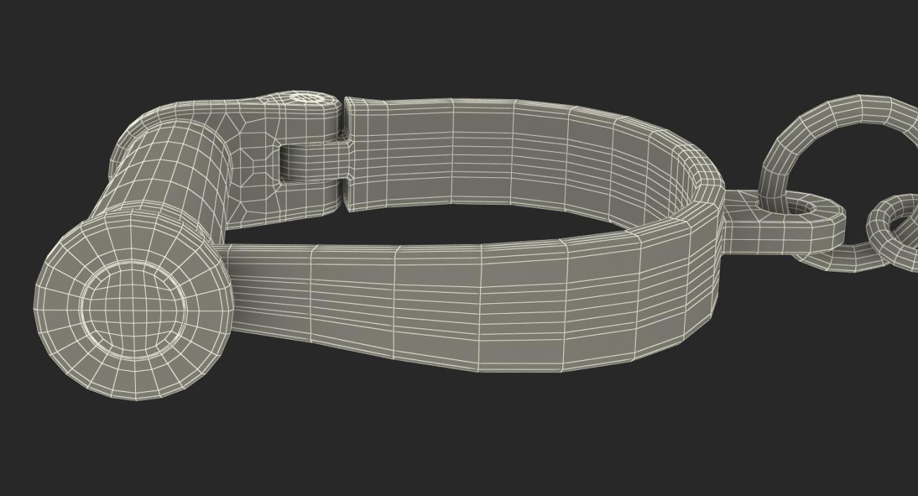 Old Hand Shackles 3D