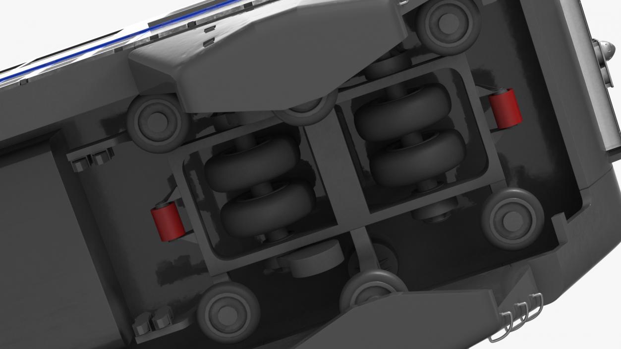 3D model Chongqing Monorail Train Head Car Rigged