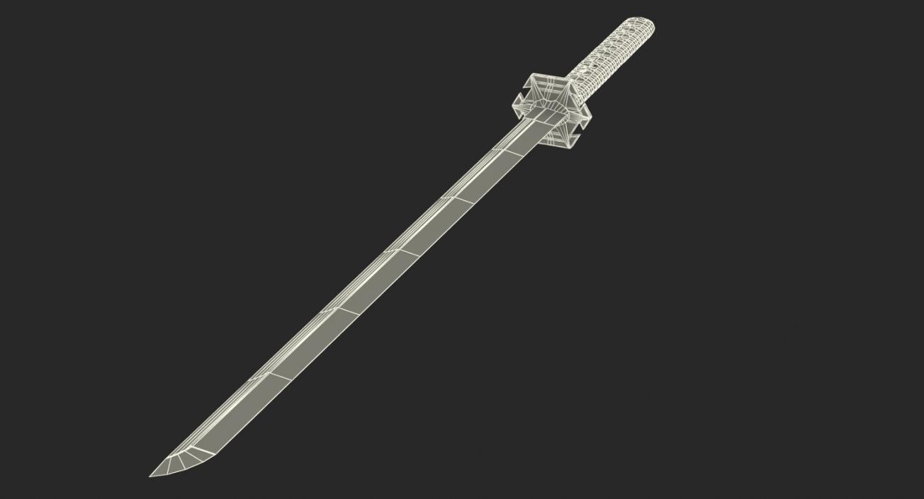 3D Medieval Japan Weapons Collection model