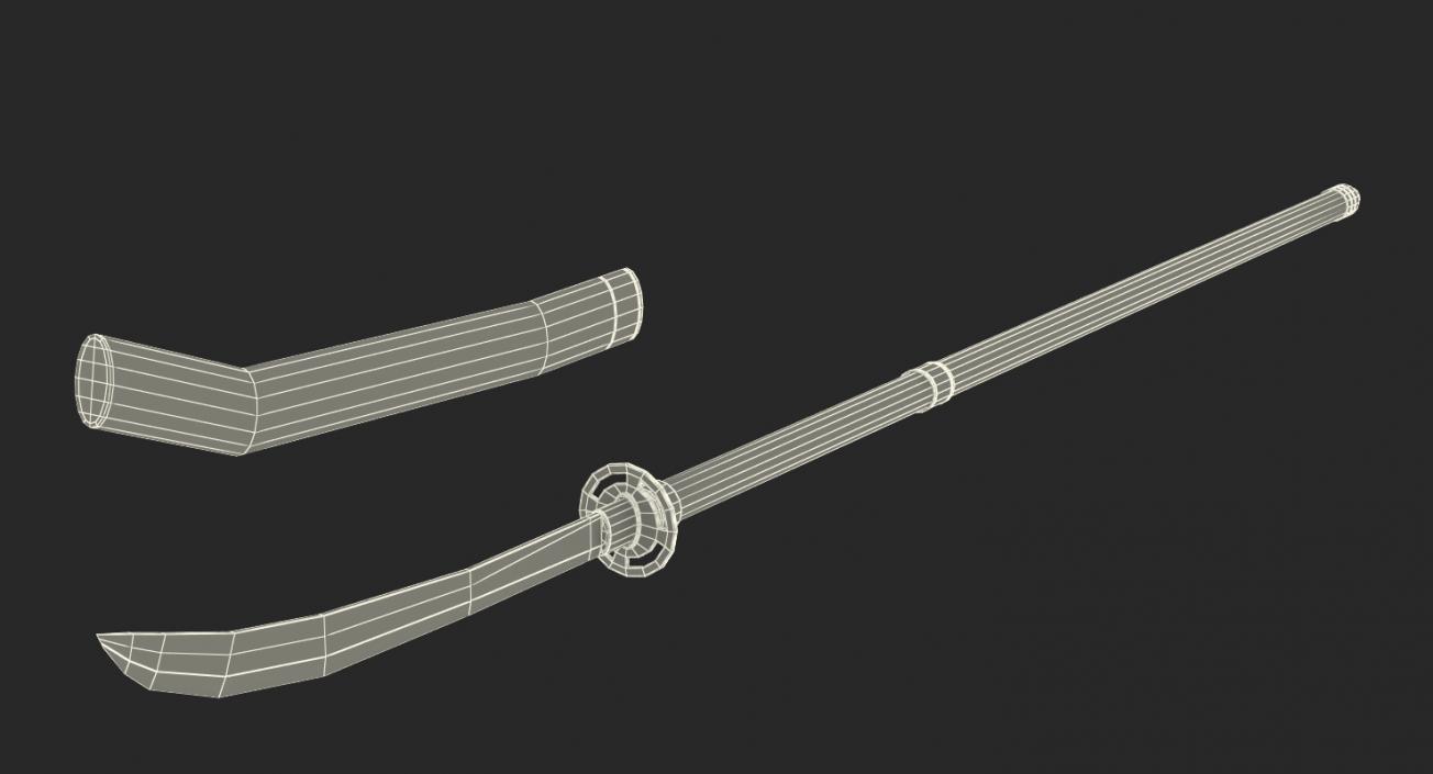 3D Medieval Japan Weapons Collection model