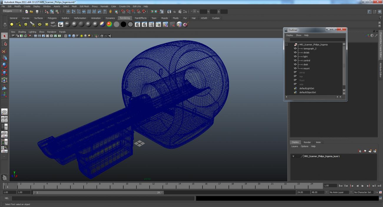 3D MRI System for Full Body Tomography Generic model