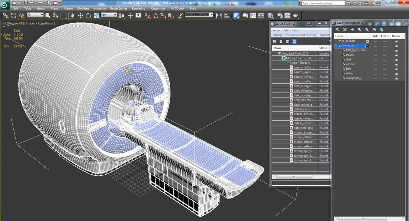 3D MRI System for Full Body Tomography Generic model