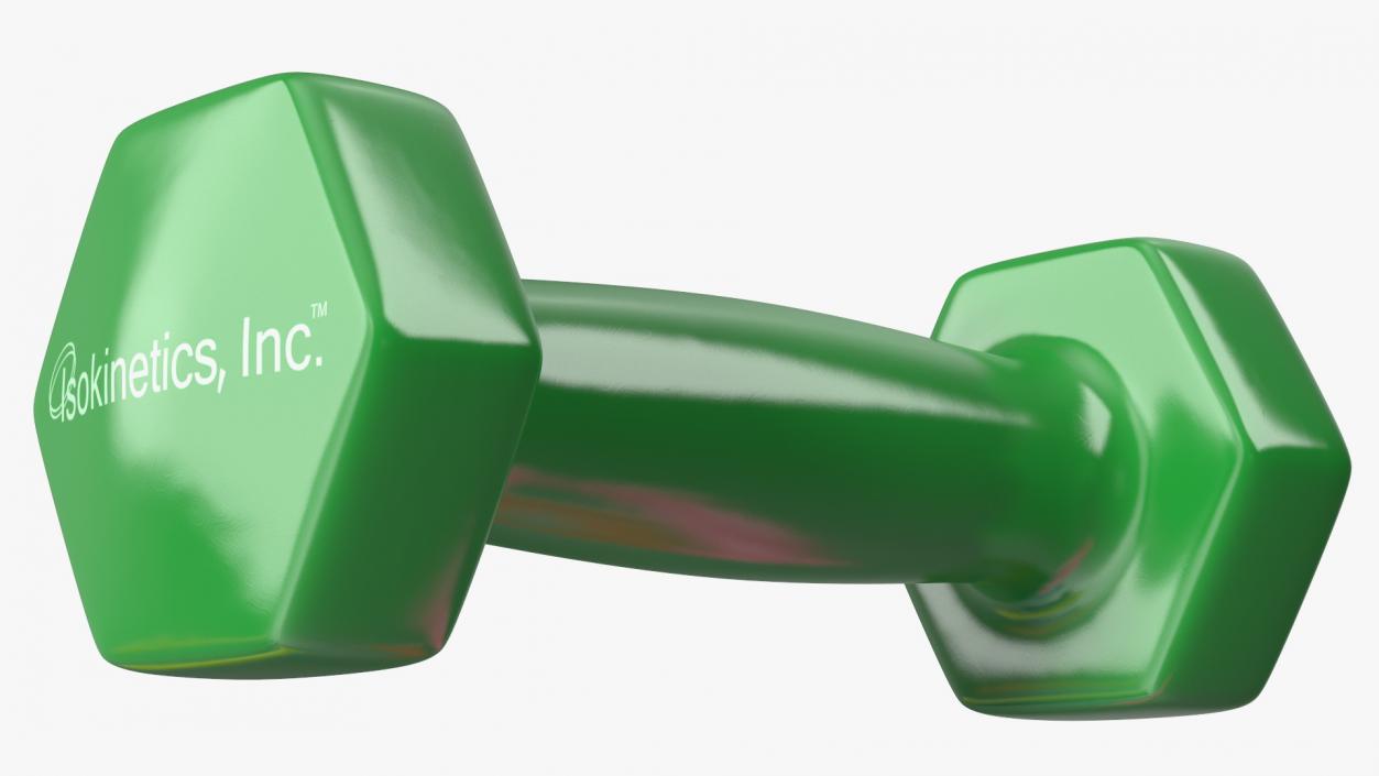 3D Vinyl Dumbbell Set model