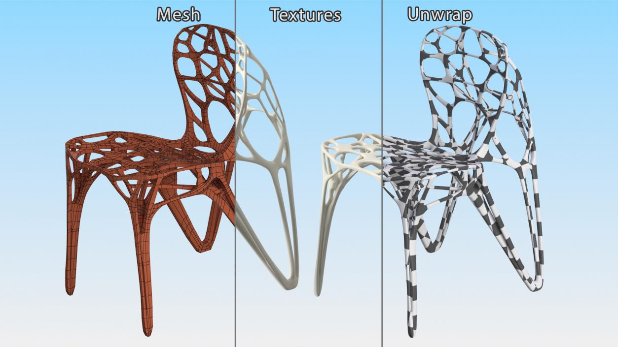 Modern Chairs Collection 3D model