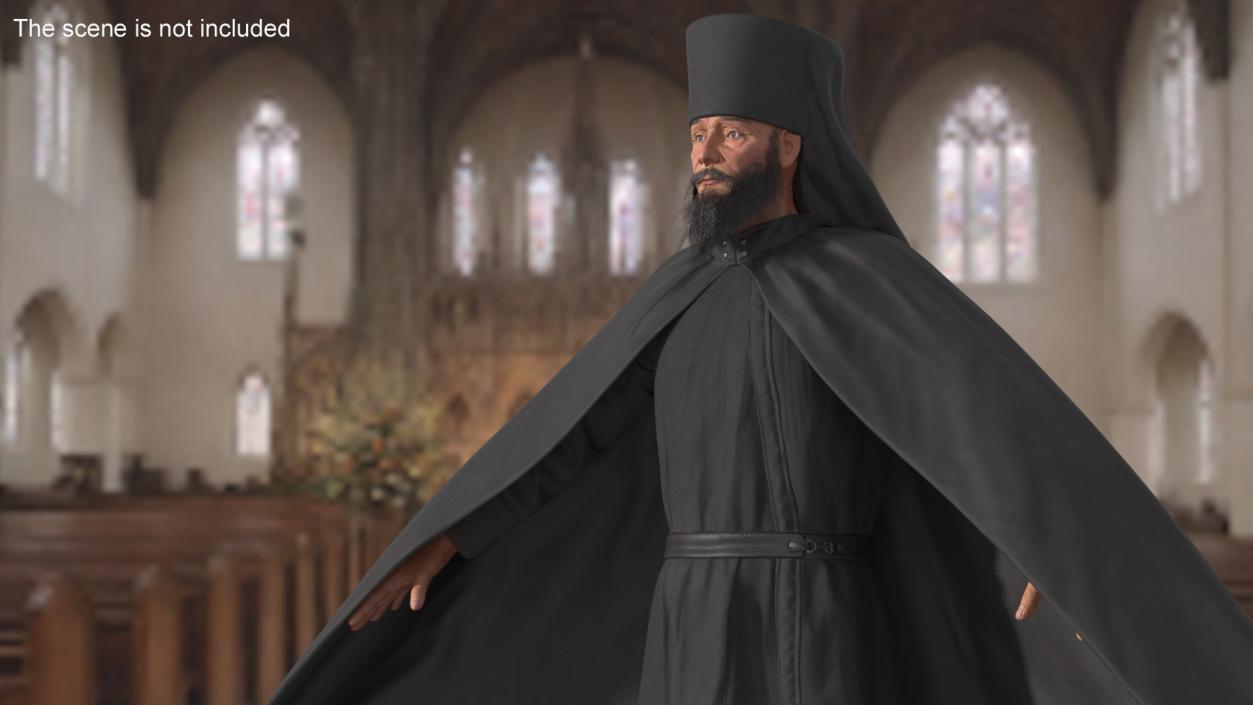 Orthodox Church Clothes Set 3D