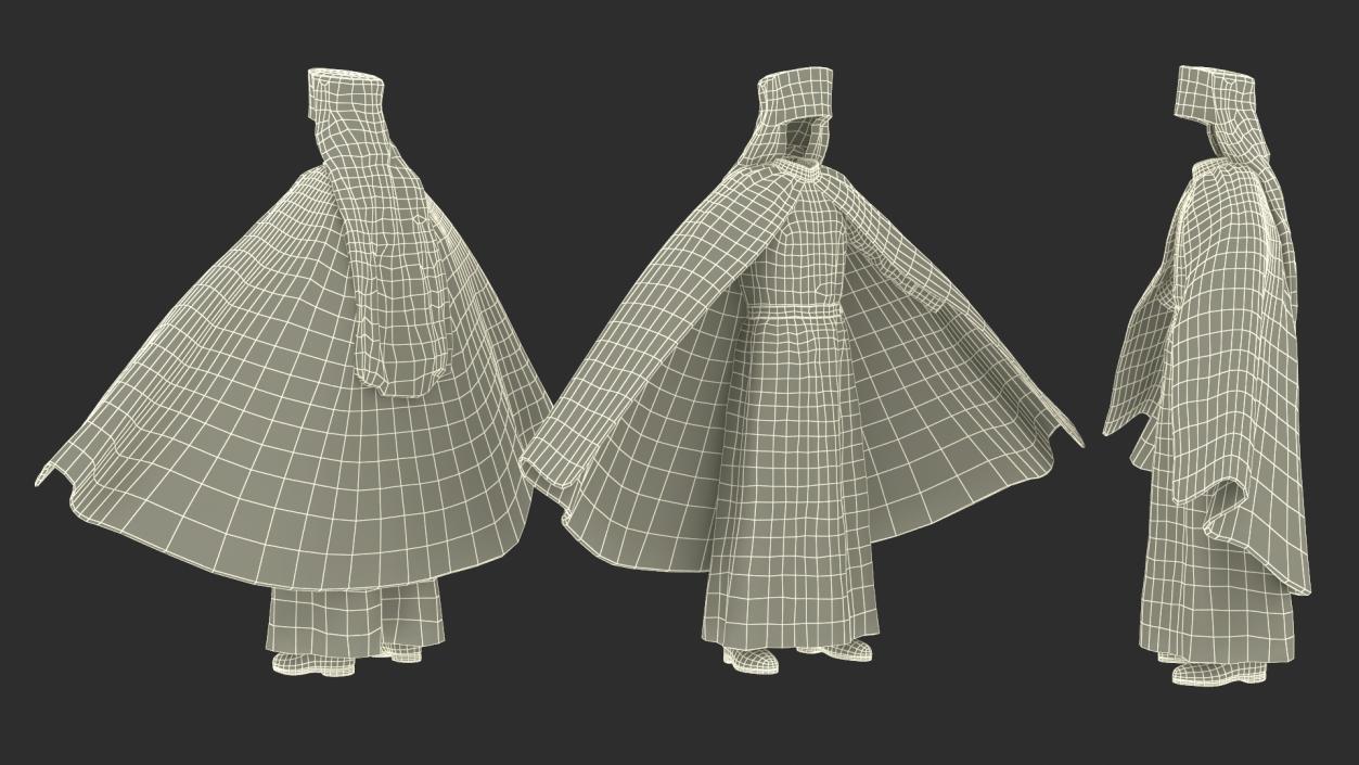 Orthodox Church Clothes Set 3D