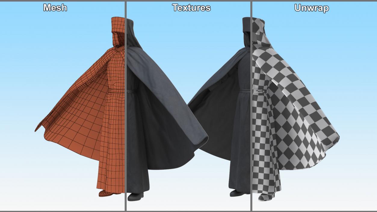 Orthodox Church Clothes Set 3D