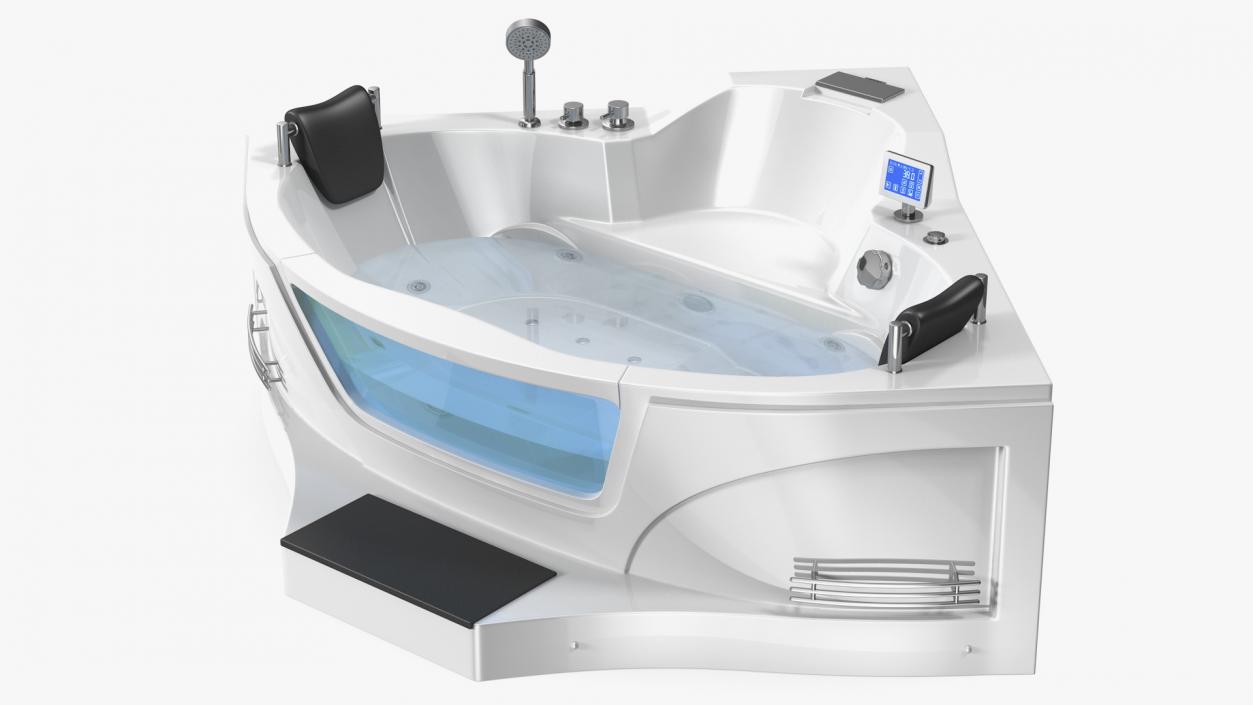 ARIEL Whirlpool Bathtub with Air Bubble Jets 3D model