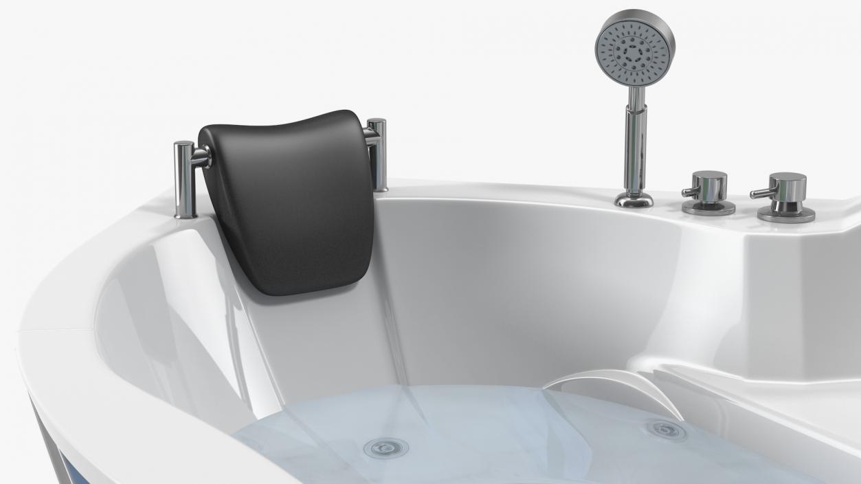 ARIEL Whirlpool Bathtub with Air Bubble Jets 3D model