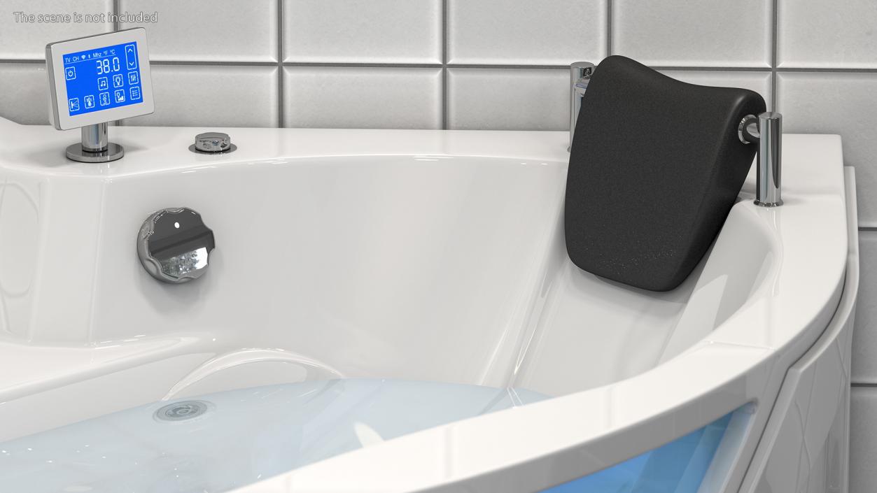 ARIEL Whirlpool Bathtub with Air Bubble Jets 3D model