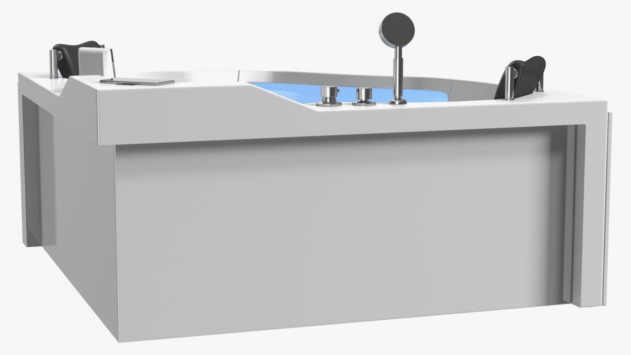 ARIEL Whirlpool Bathtub with Air Bubble Jets 3D model