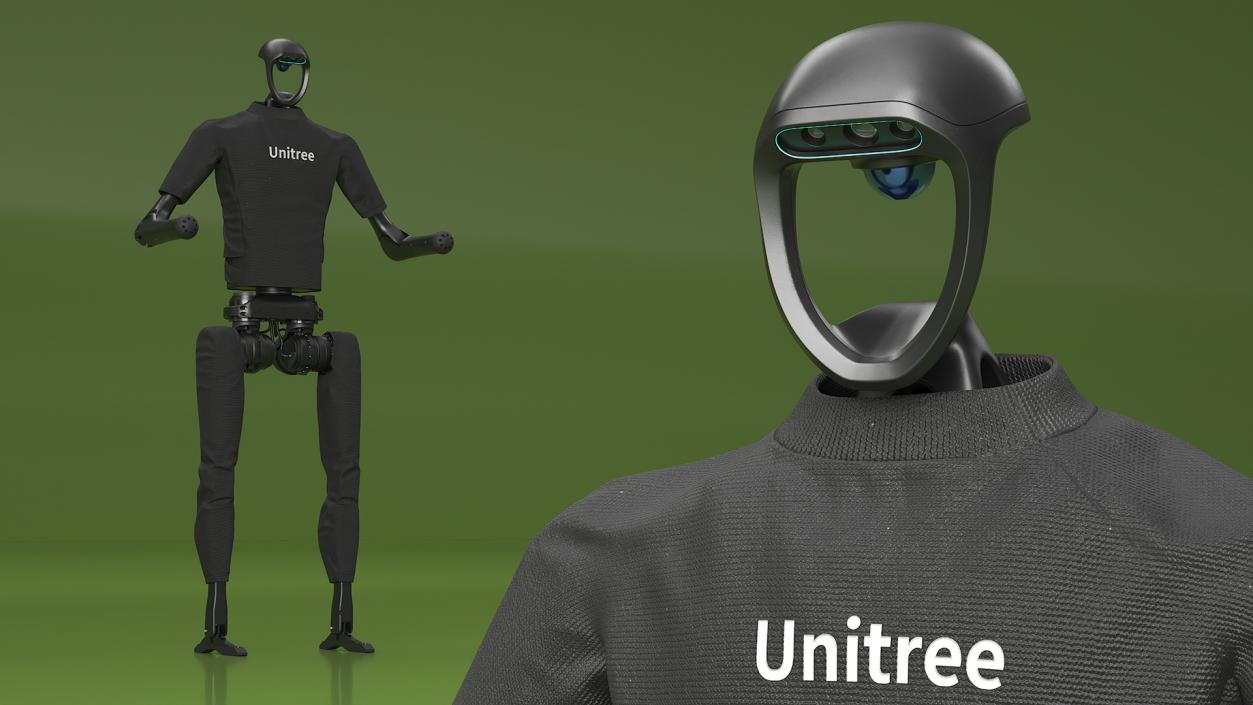 3D model Unitree H1 Humanoid Robot