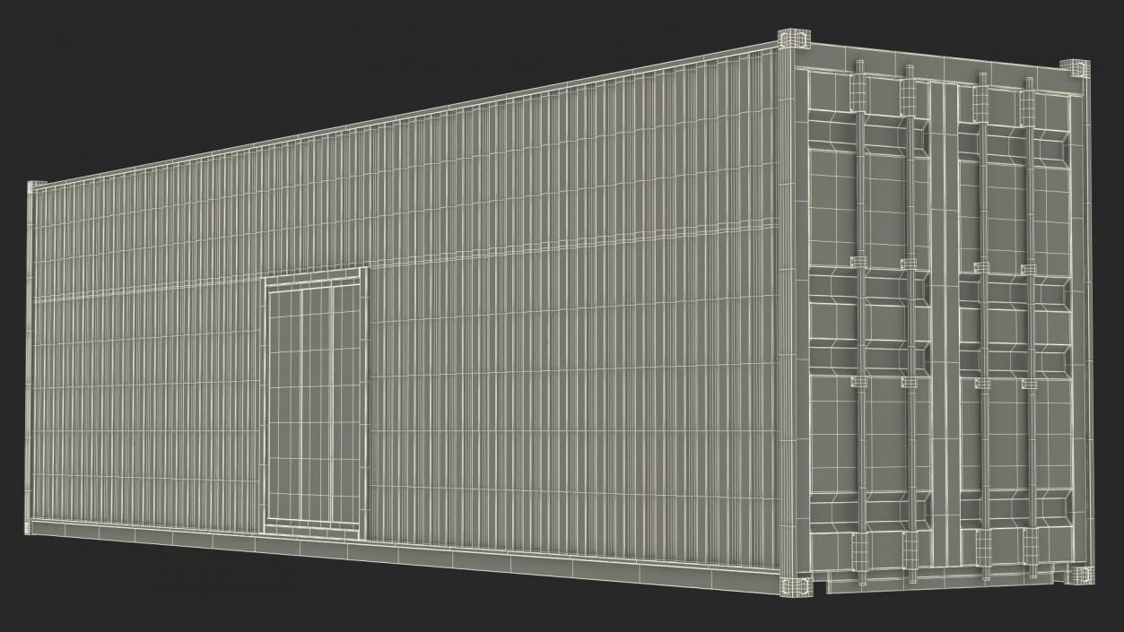 3D Shipping Container House Building model