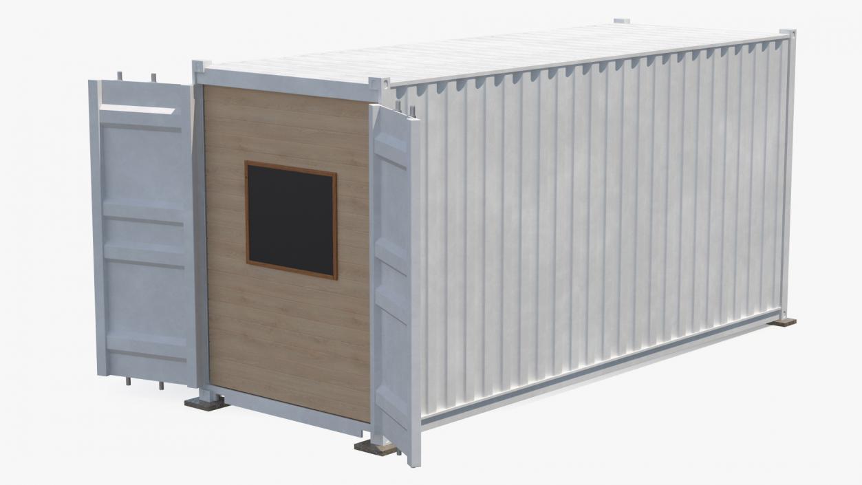 3D Shipping Container House Building model