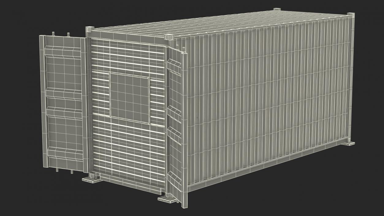 3D Shipping Container House Building model