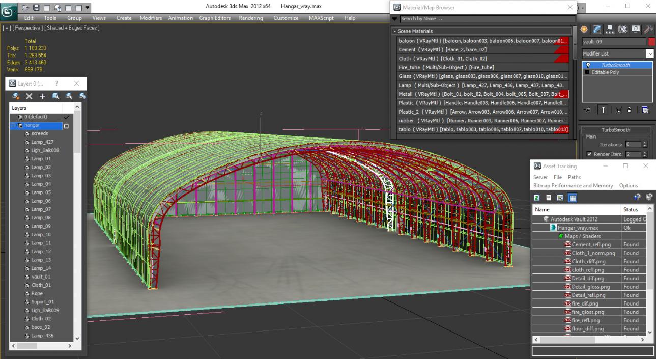 3D model Aircraft Hangar