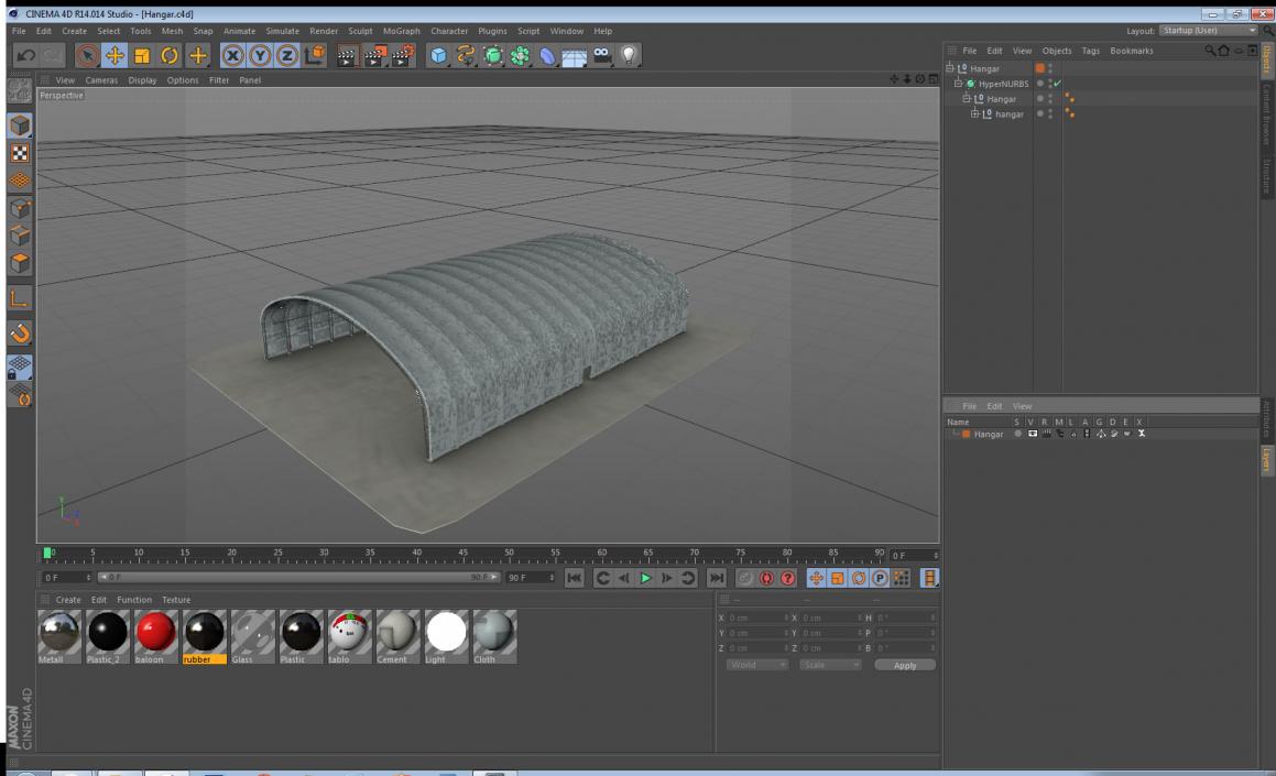 3D model Aircraft Hangar