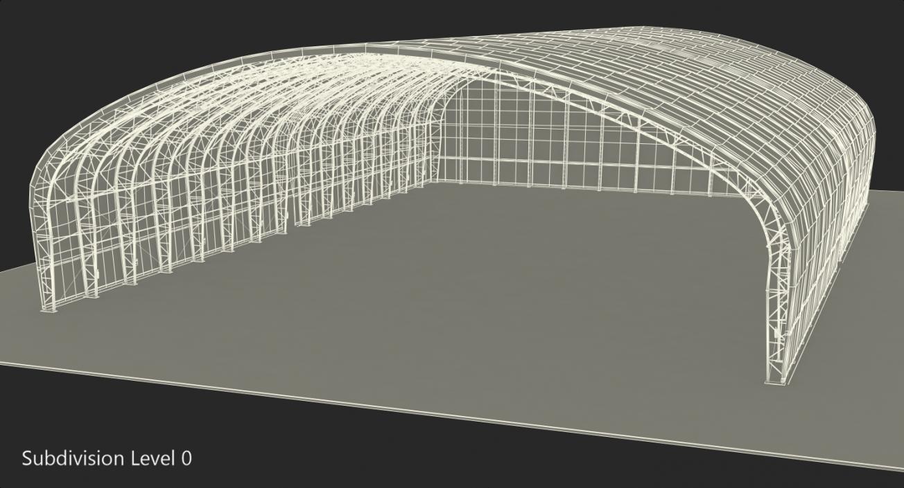 3D model Aircraft Hangar