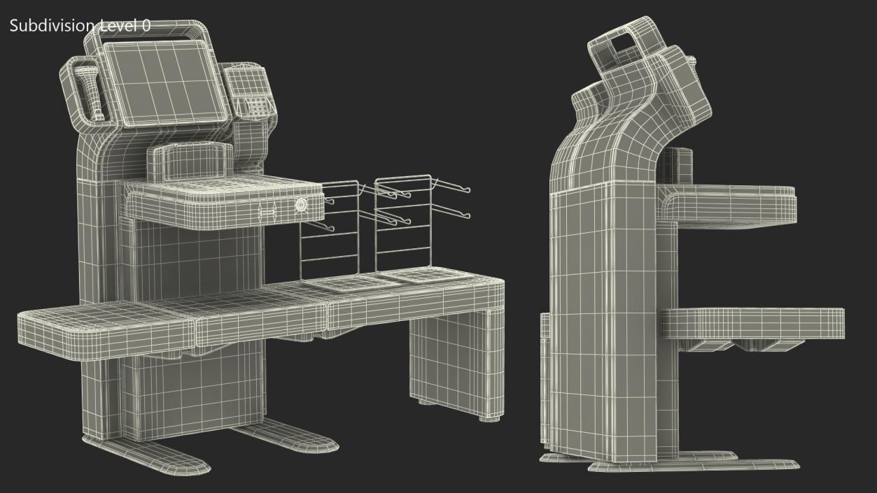 3D model Toshiba Self Checkout System 7