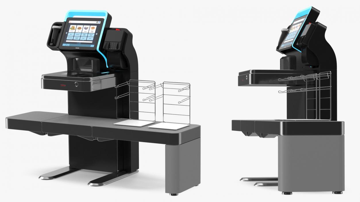 3D model Toshiba Self Checkout System 7